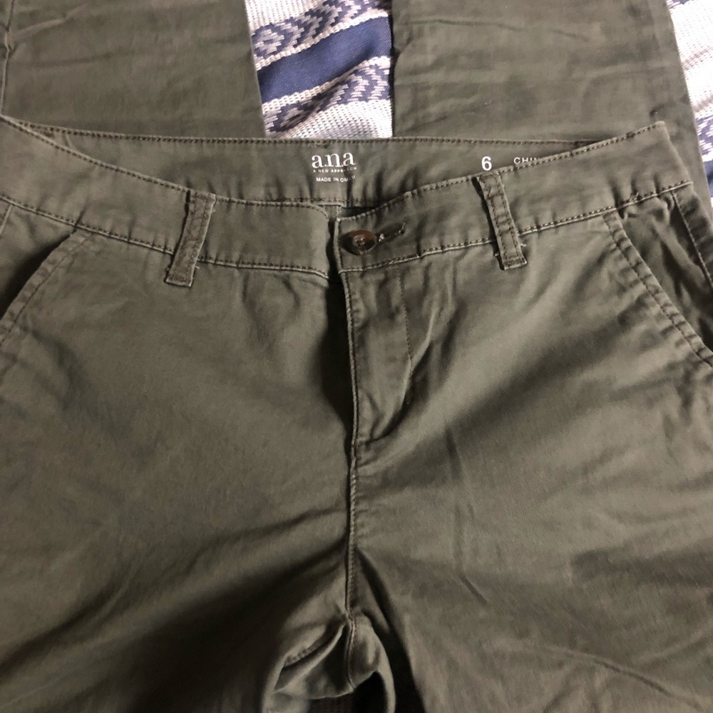 a.n.a chino crop khakis - Picture 2 of 3